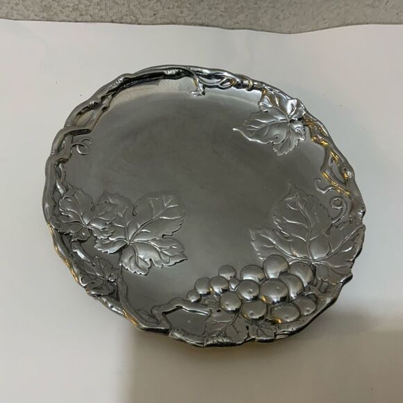 New Arthur Court Design Grape Plate 8" - Picture 1 of 8